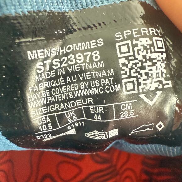 Sperry Bahama II SeaCycled Hybrid Boat Shoe Sneaker Blue Sz 10.5 - Picture 2 of 8